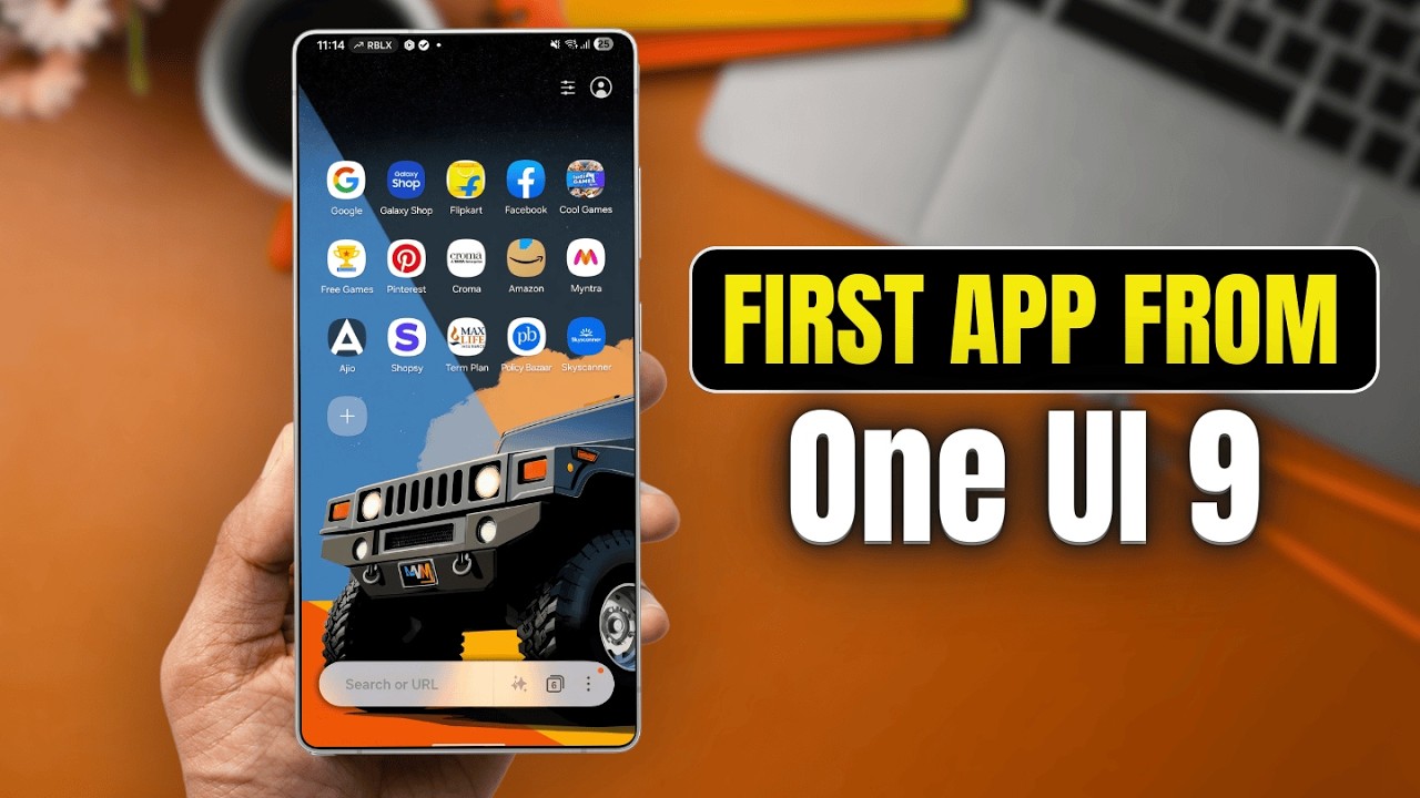 Первое приложение Samsung, созданное прямо в ONE UI 9 &mdash; протестируйте его прямо сейчас!