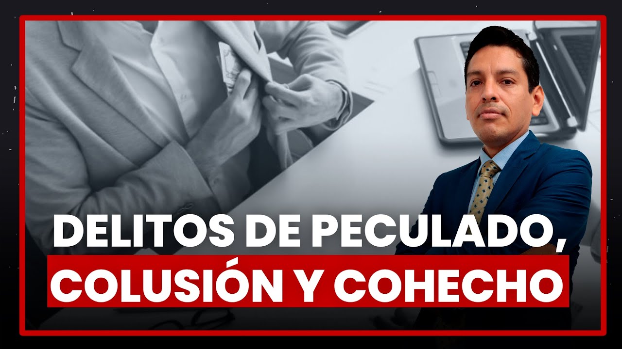 Diferencias entre peculado, colusi&oacute;n y cohecho | James Re&aacute;tegui S&aacute;nchez