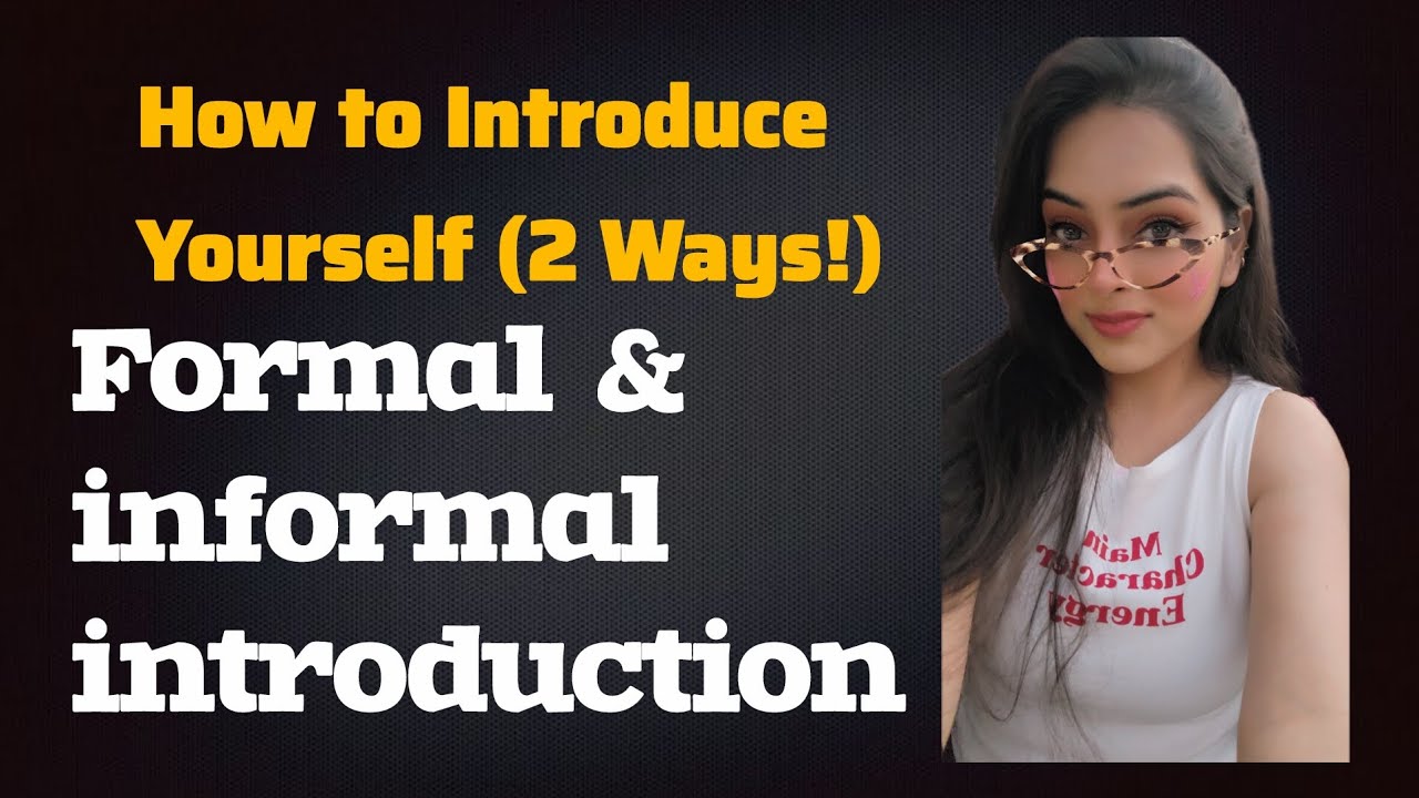 Formal vs Informal Introduction in English | Complete Guide #learnenglish #englishforbeginners 