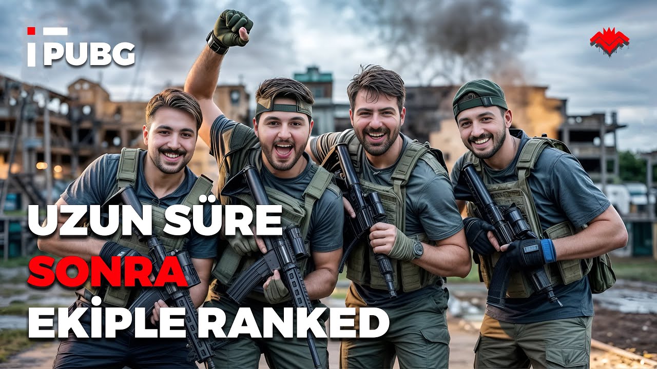 UZUN S&Uuml;RE SONRA EKİPLE RANKED! - #PUBG #SQUAD