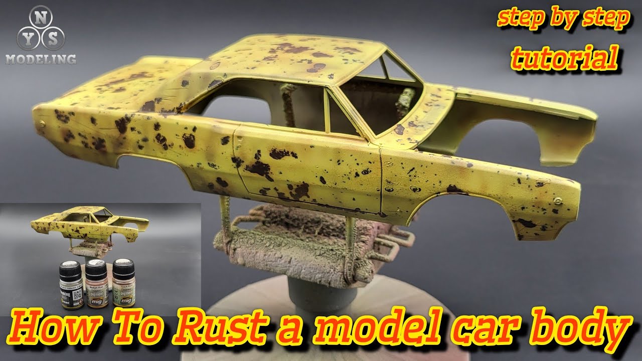 How To: Rust a model car body, step by step tutorial