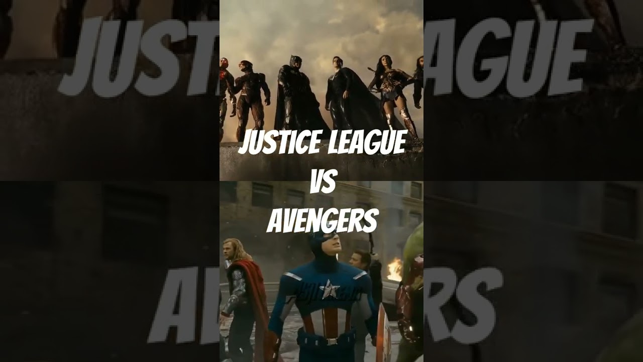 Avengers VS Justice League #avengers #justiceleague #shorts
