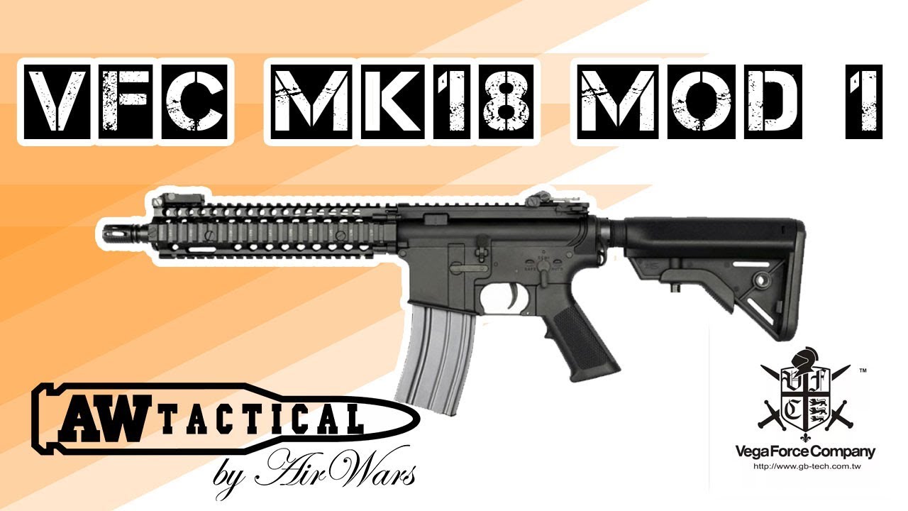 Страйкбольный автомат VFC MK18 MOD 1 AEG (airsoft) VF1-LMK18M1-BK01
