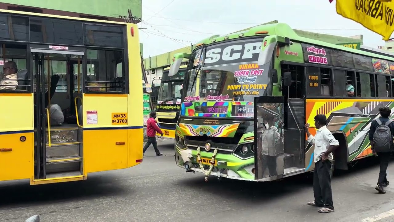 Coimbatore Gandhipuram central bus stand vlog #coimbatore #vlog #tamil 