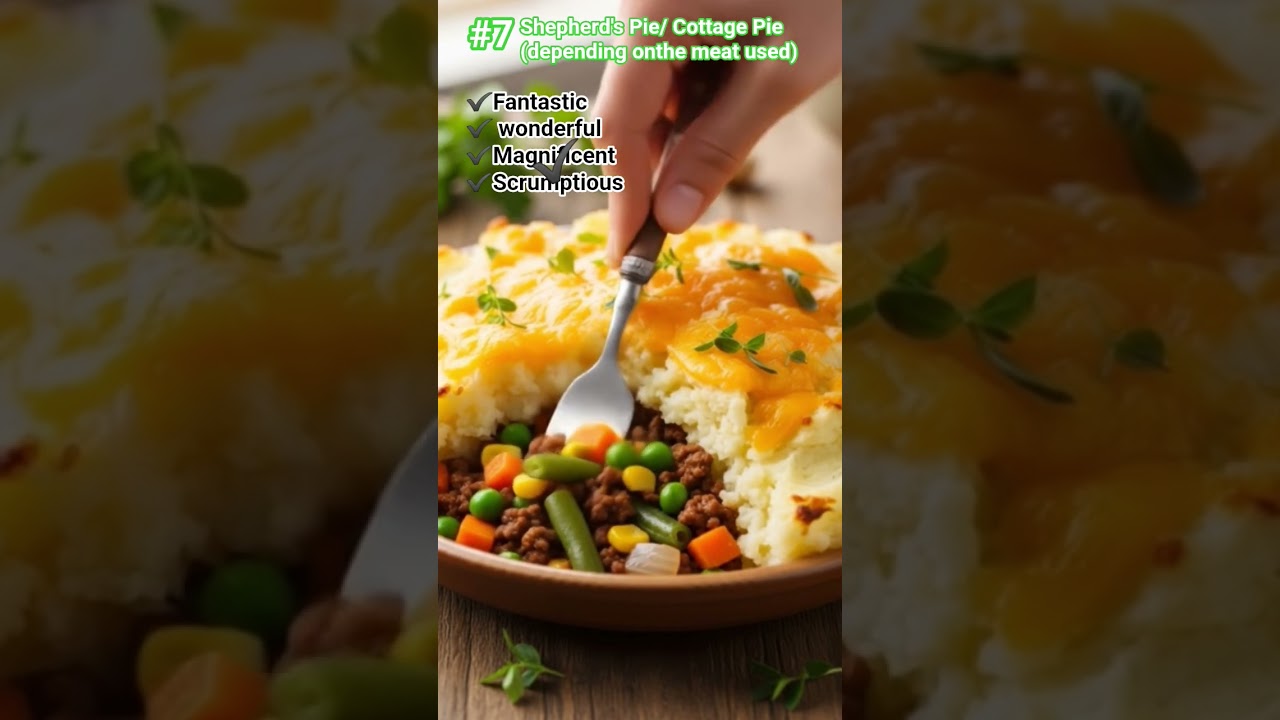 Fill's Thanksgiving Food Ideas: #7 Shepherd's Pie/Cottage Pie (depending on the meat used)