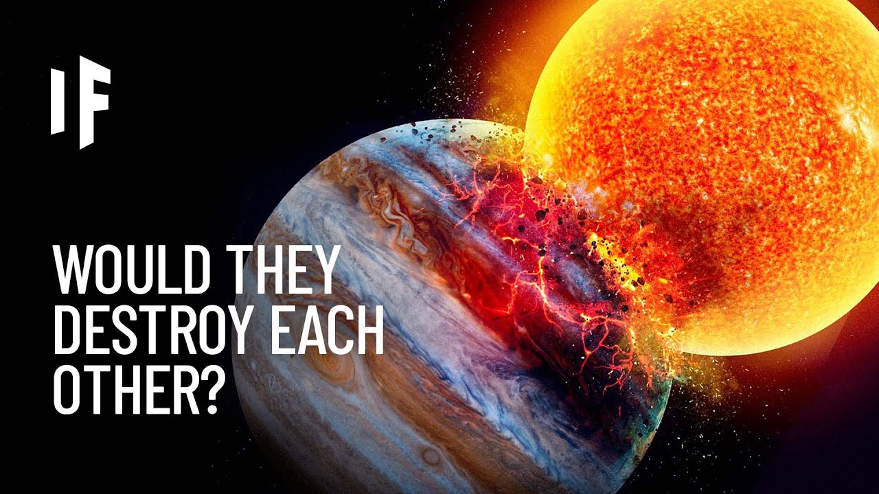 Что, если бы Юпитер столкнулся с самой маленькой звездой?