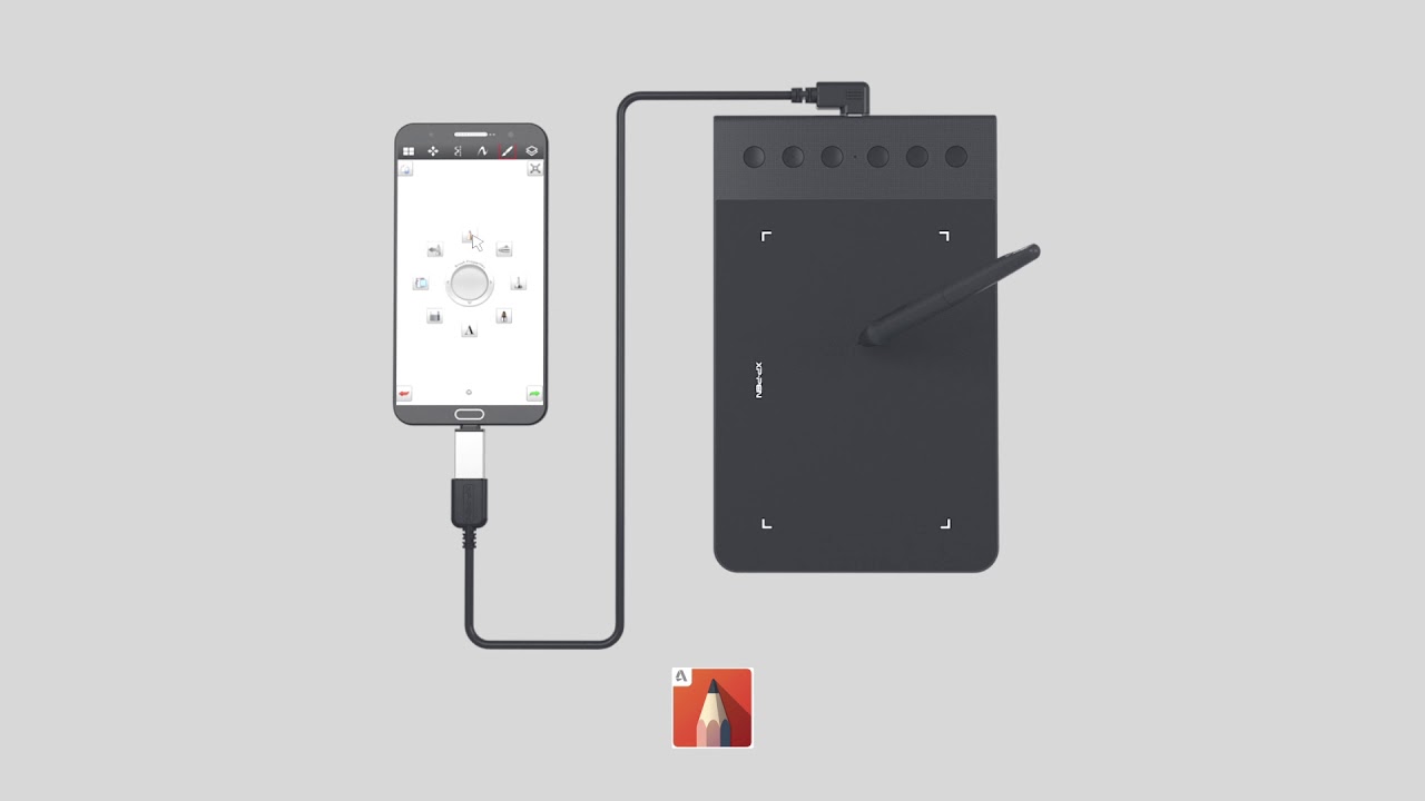 XP-PEN Star G640S Now can use on Android App.