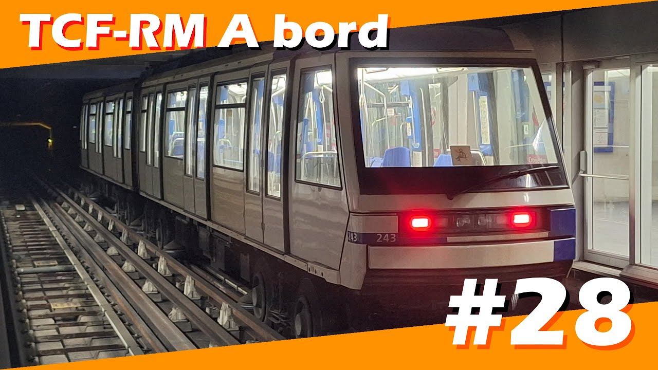 [ TCF-RM ] À bord N'28 : M2 Croisettes - Ouchy-Olympique | TL Lausanne | Alstom Be 4/8 TL N'243