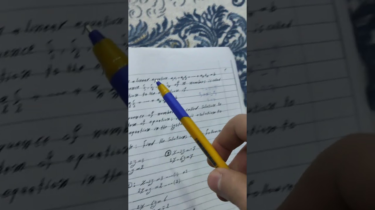 المحاضرة الاولى (صفحة ١-٤) جبر خطي