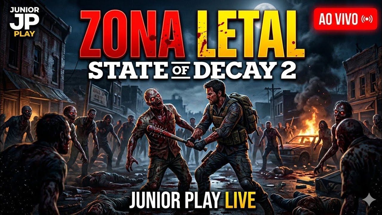 STATE OF DECAY 2 GAMEPLAY PT BR XBOX SÉRIES NA ZONA LETAL COM JUNIOR PLAY LIVE!!!