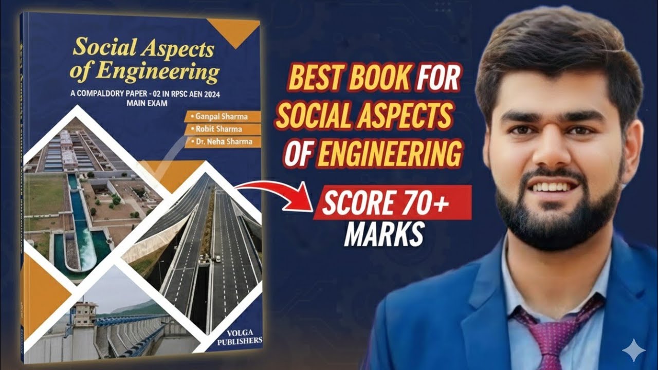 Social Aspects Of Engineering Book By  Ganpat Sharma (who secured Rank 13 in RPSC AE 2013) | RPSC AE