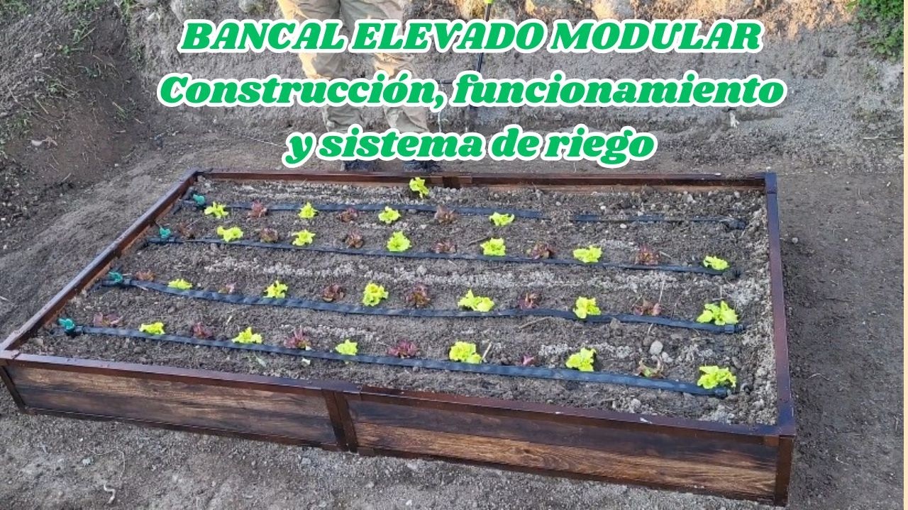 CONSTRUCCIÓN de BANCAL ELEVADO MODULAR