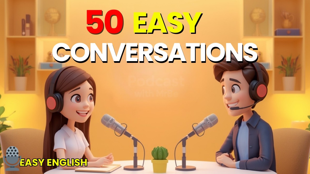 50 English Conversations for Beginners | Learn Real English Speaking A1-A2