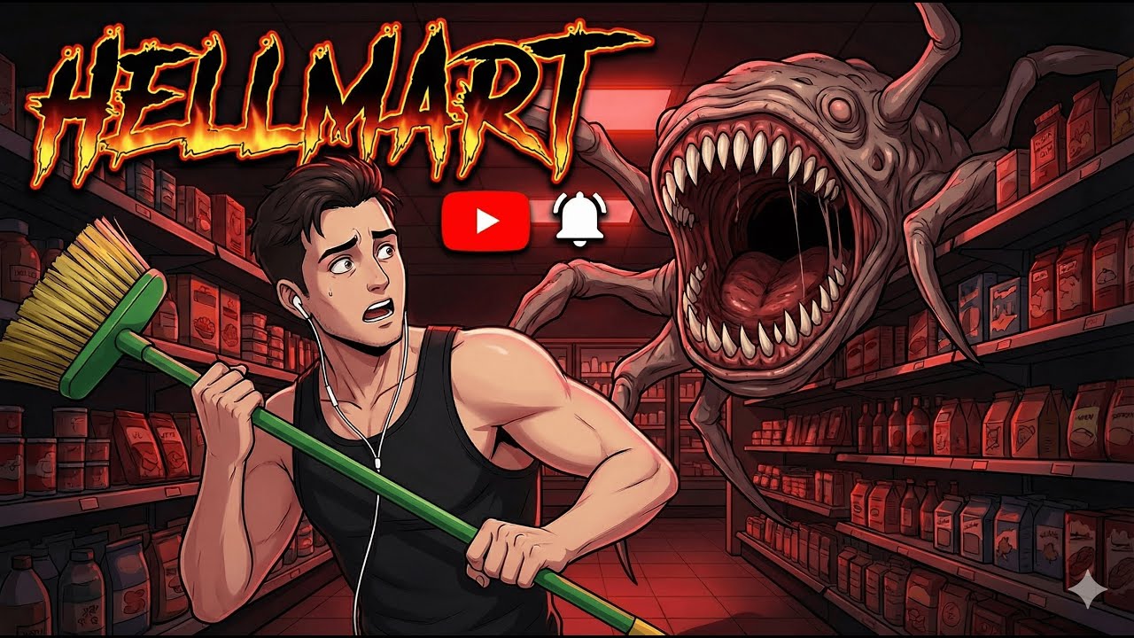 Arrumei um emprego no hellmart (Mercadinho de bairro)