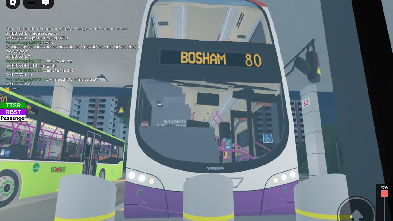 Riding Rojak TTS B9TL SG5331A on svc 80 (Roblox Bosham)