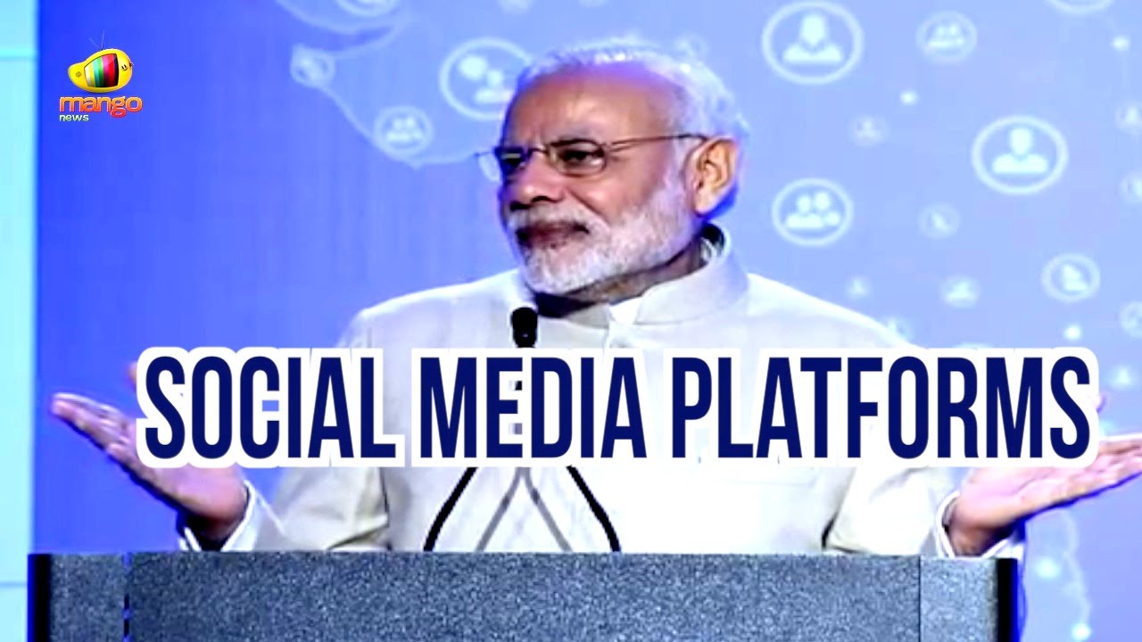 PM Narendra Modi Funny Speech About Social Media Platforms | Connecting People | Silicon Valley