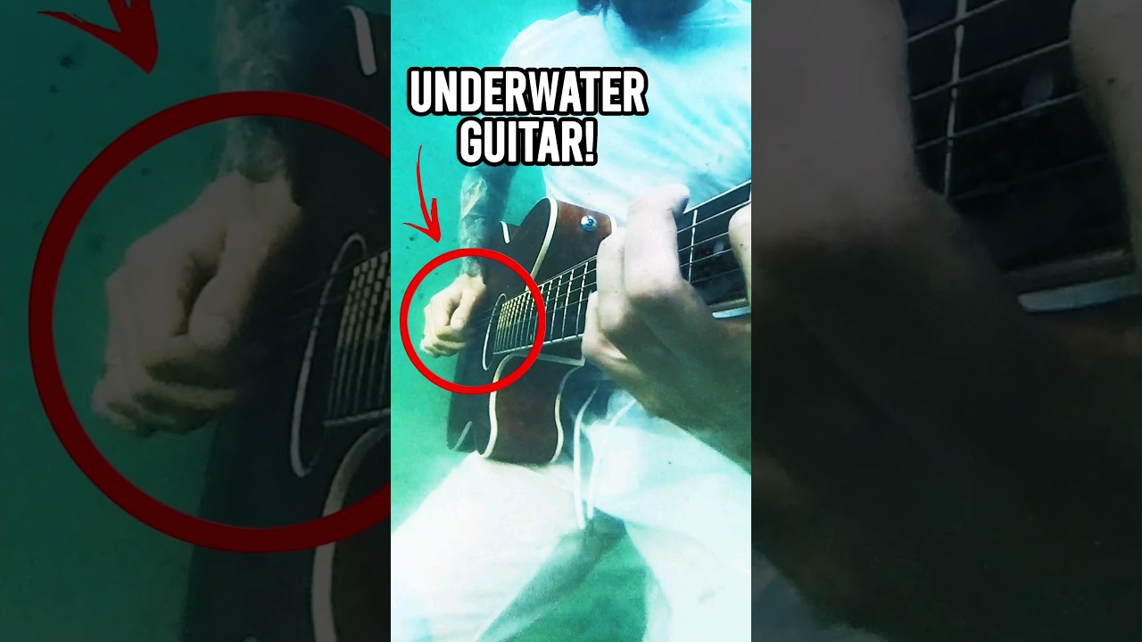 What playing guitar underwater ACTUALLY sounds like
