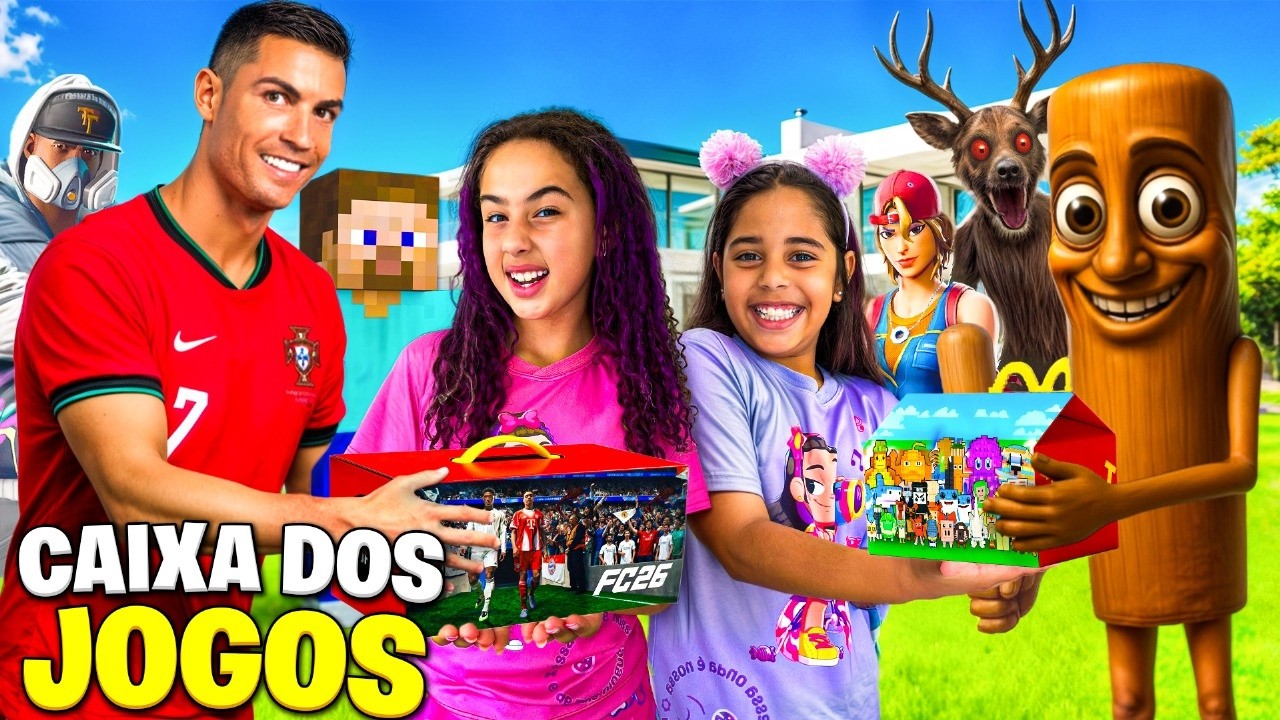 COMPREI CAIXAS MISTERIOSAS DOS MELHORES JOGOS DO MUNDO !