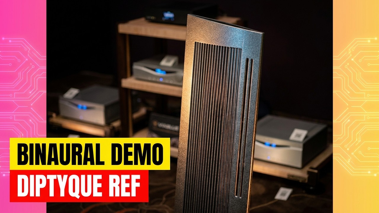 DIPTYQUE REFERENCE MK II SPEAKER Binaural Audio Demo 🎧 THE Show SoCal 2025