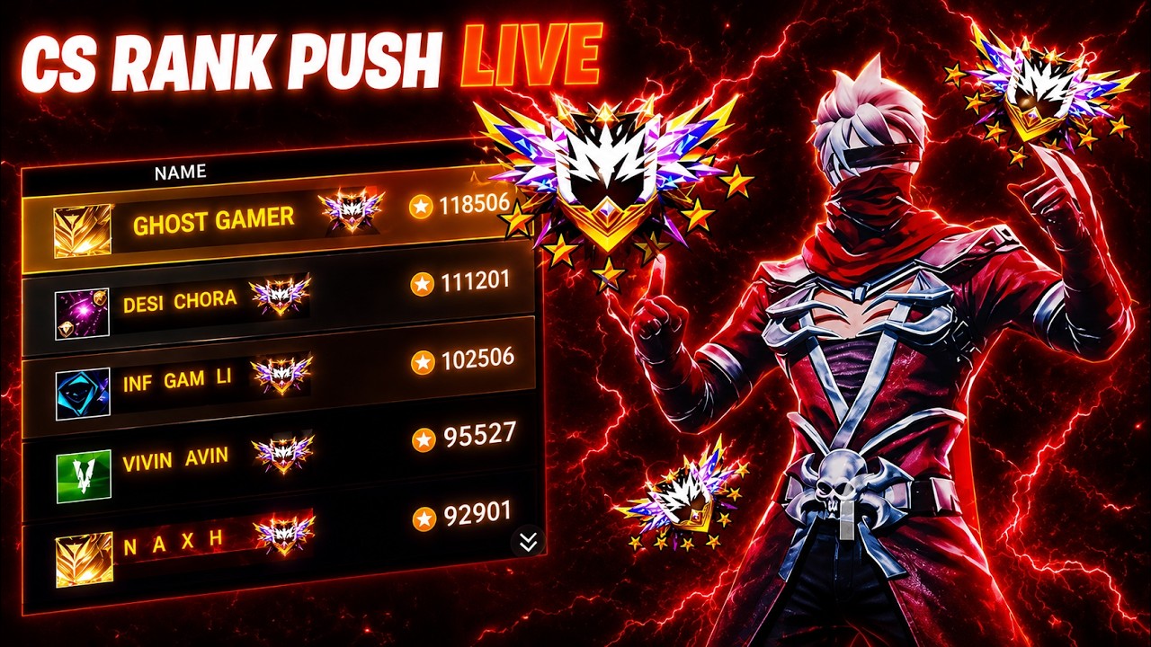 NEW SEASON 37 CS RANK PUSH ON LIVE 🔴