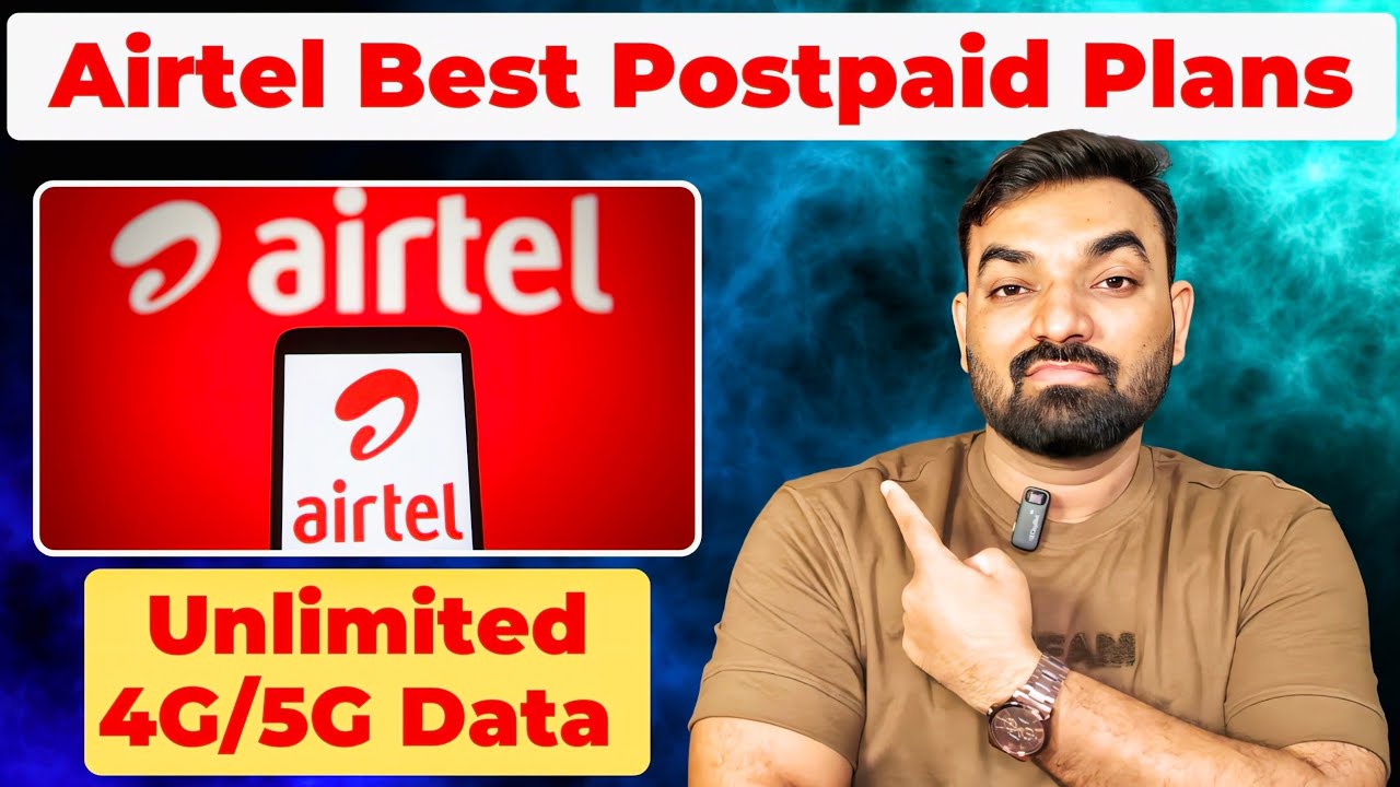 Airtel Is Giving Unlimited 4G & 5G Data In Postpaid Plans #telecomnews #airtel #airtel_offer
