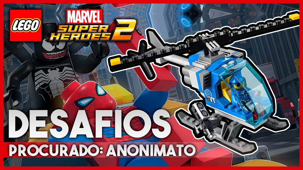 LEGO Marvel Super Heroes 2 | Desafio PROCURADO: ANONIMATO e desbloqueio do HELICÓPTERO CLARIM DIÁRIO