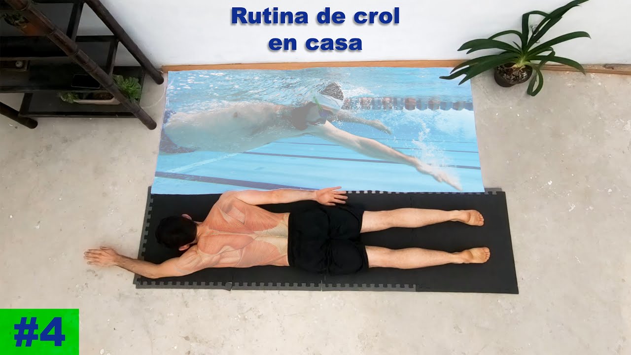 Nado crol en casa - Ejercicios para nadadores