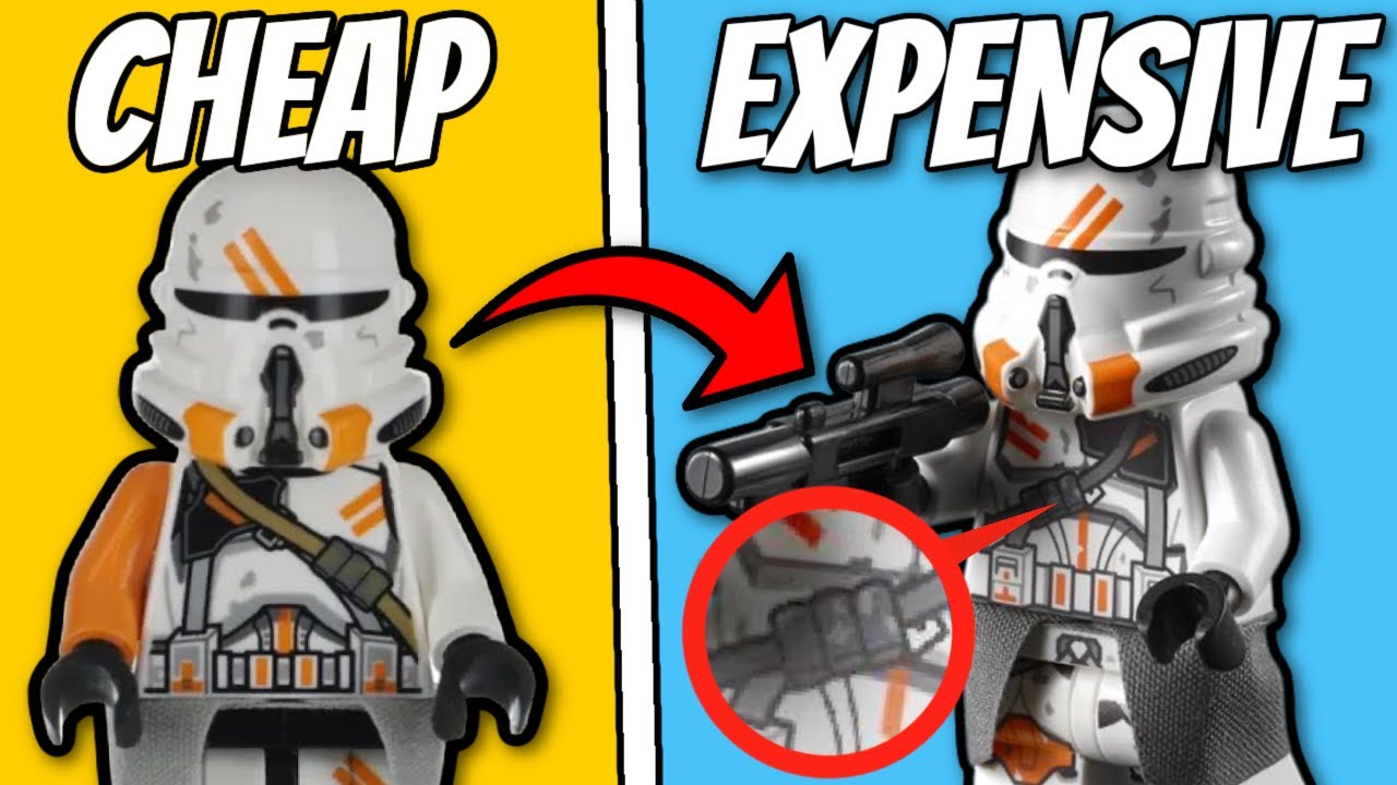 CHEAP vs EXPENSIVE LEGO Star Wars Minifigures!