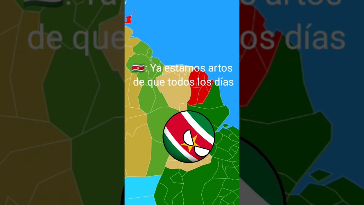 Humor de Pa&iacute;ses Bolivia (2/2) Con mi Voz #countryballs #humor #shorts #viral
