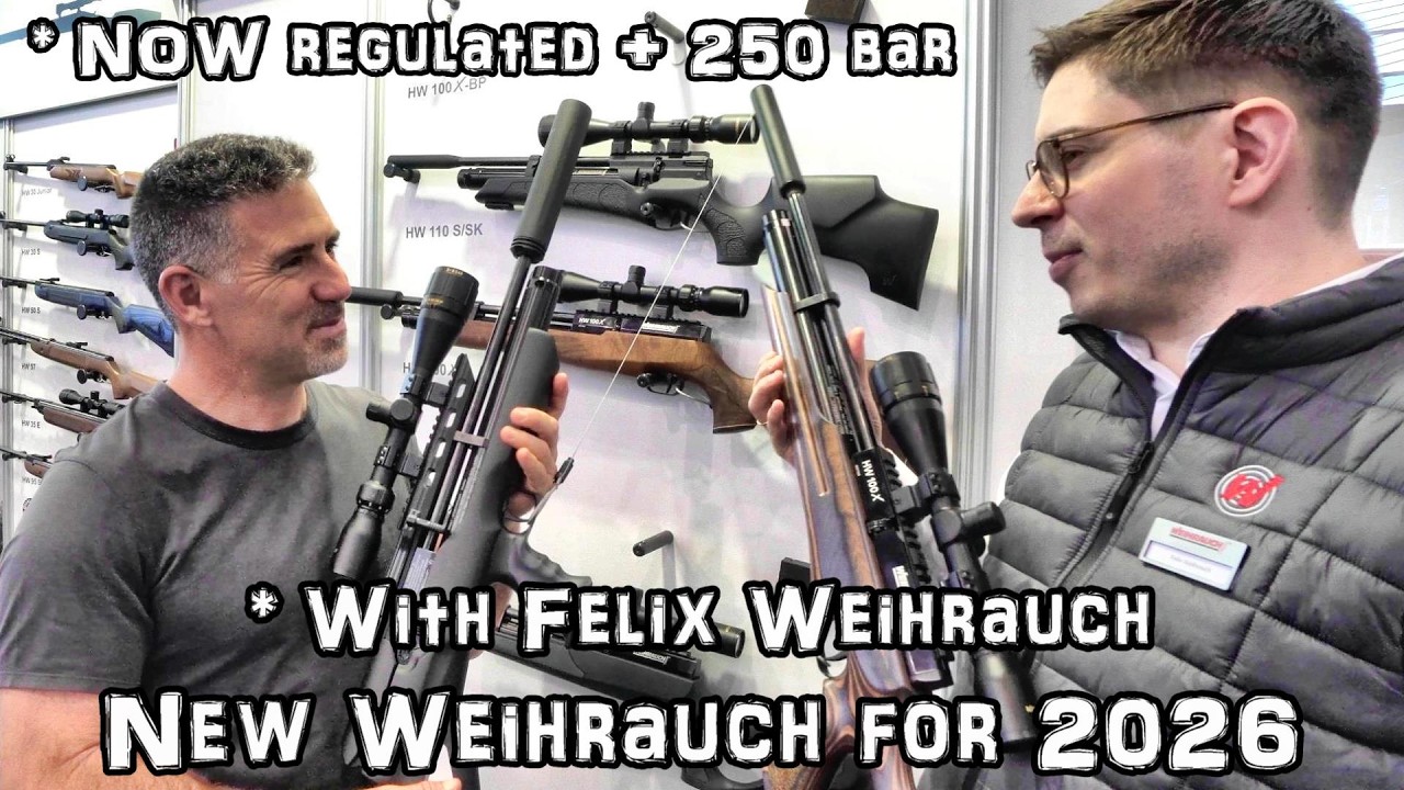 Пневматическое оружие Weihrauch Sport (НОВИНКА 2026 года): винтовка центрального боя HW66, регули...