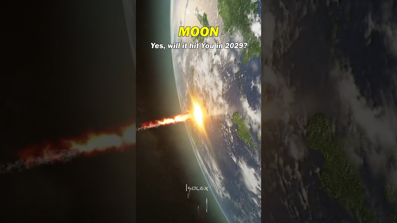 Asteroida nadejdzie w 2029 roku | Czy Apophis uderzy w Ziemię 😱☠️ #kosmos #ziemia #asteroida #wsz...
