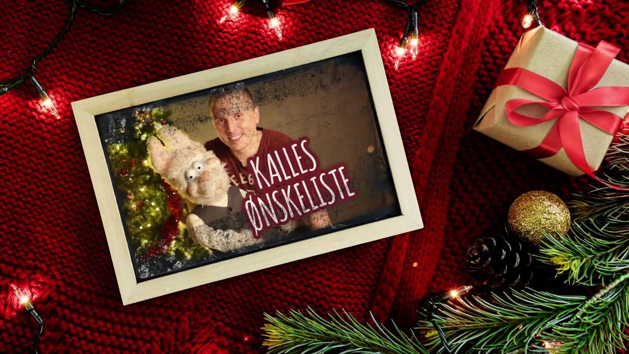 Kalle skriver &oslash;nskeliste til jul