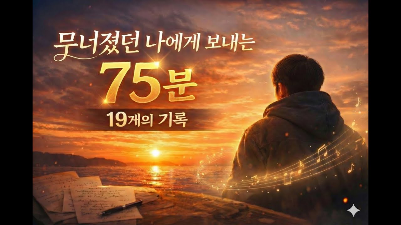 무너졌던 나에게 보내는 75분#명상음악 #자기수행 #감정음악#치유플레이리스트#혼자듣는음악
