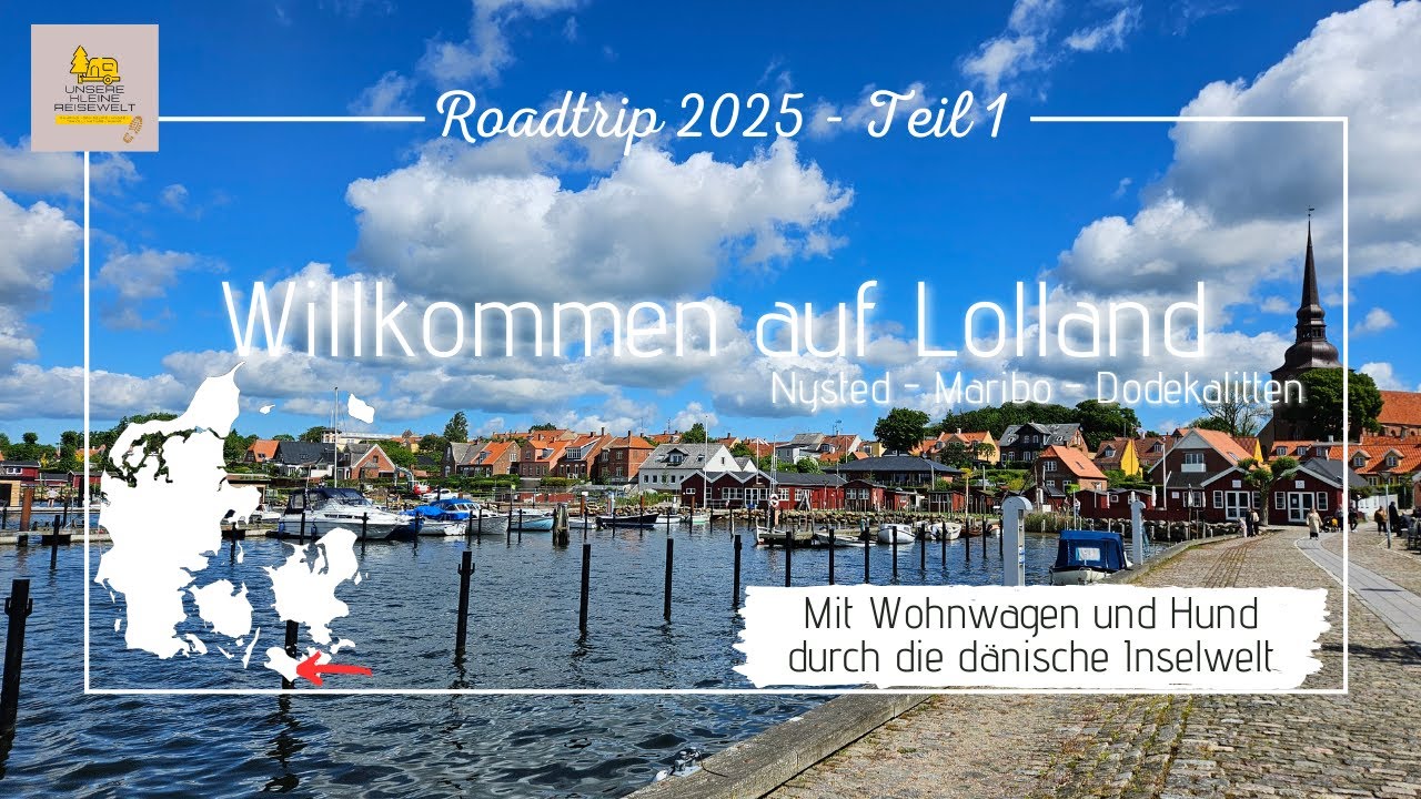 Unser Roadtrip 2025 - Teil 1 - Mit Wohnwagen und Hund durch die dänische Inselwelt - Insel Lolland