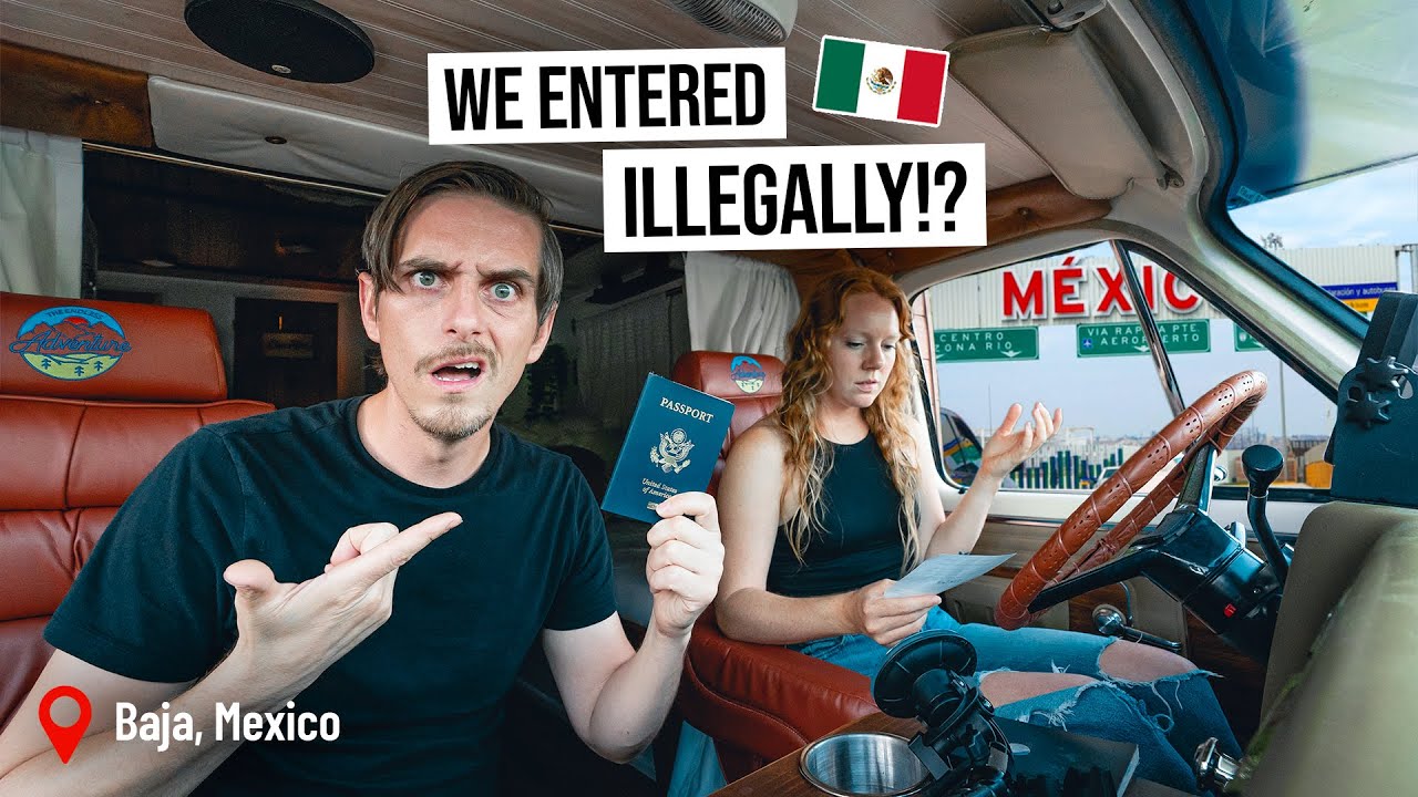 We Took Our Vintage RV to MEXICO!… But We Made a HUGE Mistake Crossing The Border 😳 (Baja)