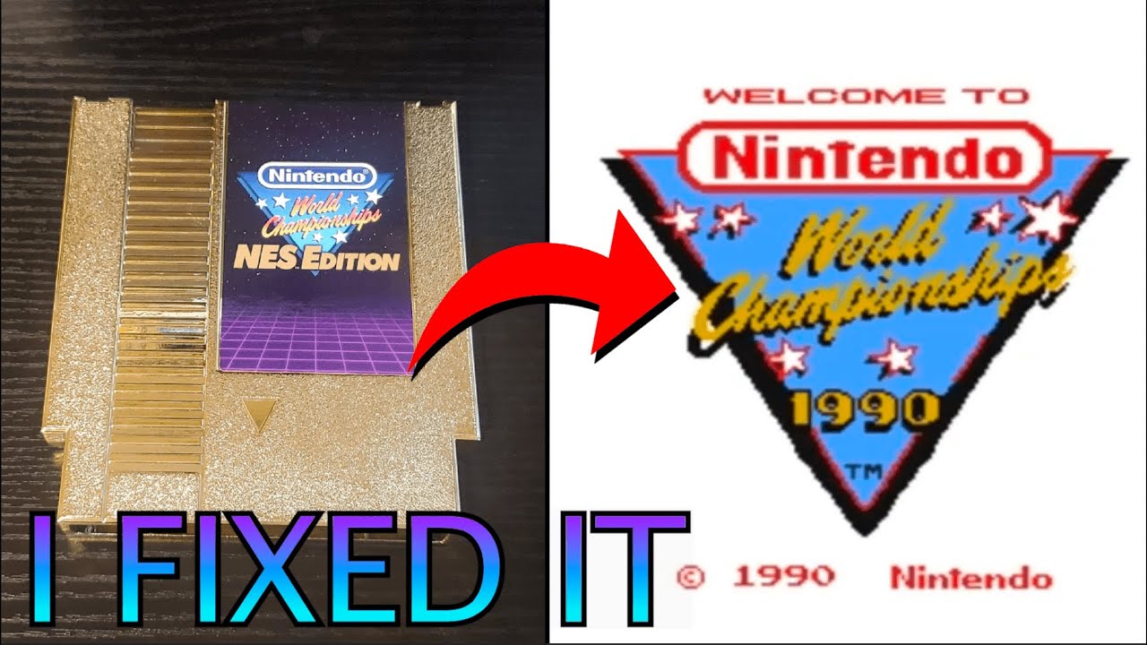 Fixing the Nintendo World Championships: NES Edition Gold Cartridge