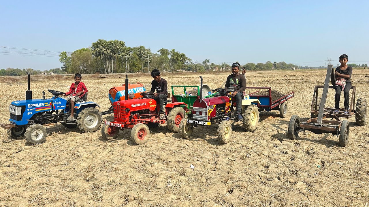 In Our Land We Spread Two Trolley of Mahindra and Eicher tractor Manure | Tractor Video 