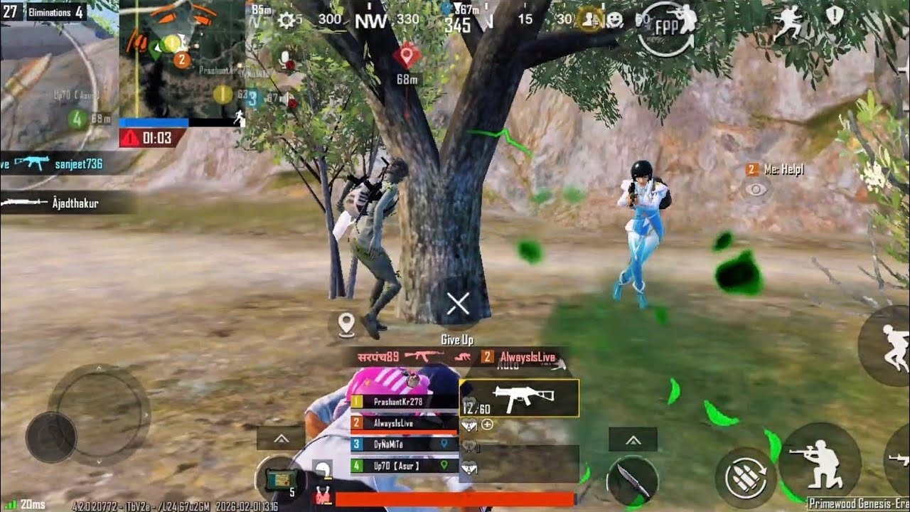 Bgmi noob gameplay😄