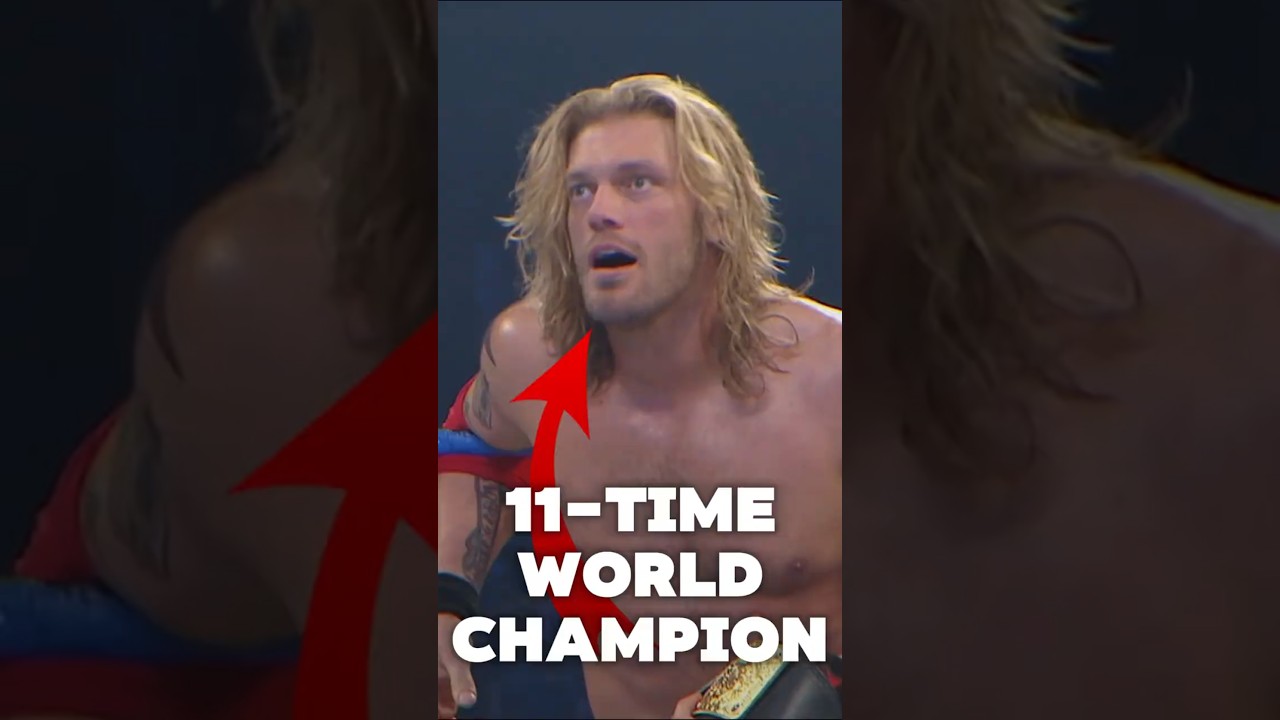 Edge's EVERY WORLD TITLE WIN #wwe #wrestling #shorts