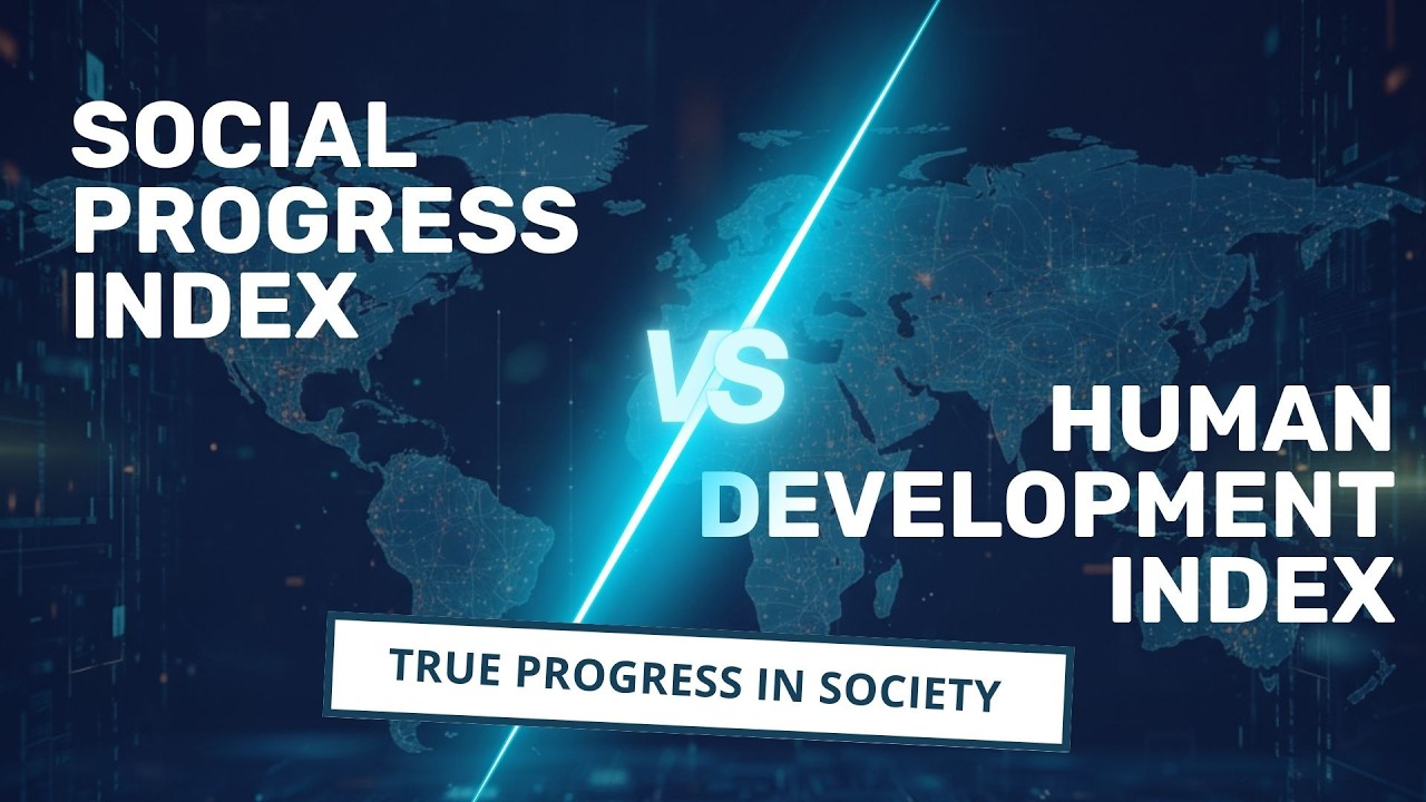 Differences between the Social Progress Index and the Human Development Index
