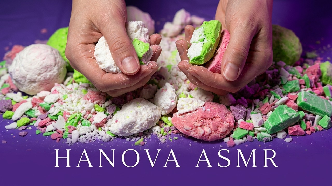 Crushing soap ASMR
