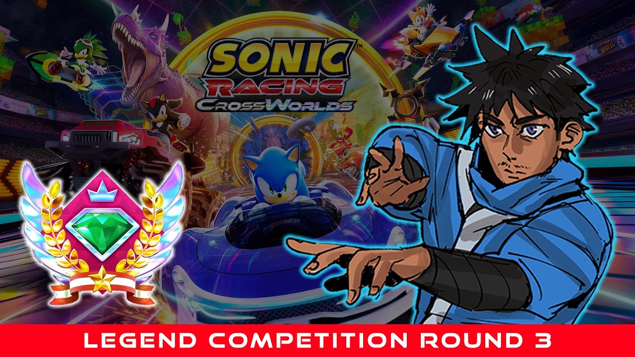 LEGEND COMPETITION ROUND 3 BEGINS | SONIC RACING: CROSSWORLDS | PC | 3/7/2026