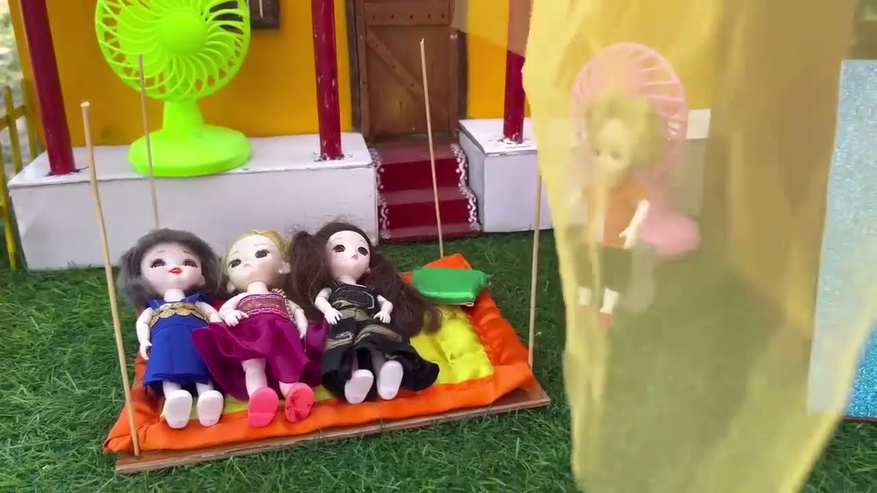 chintu and friendsndoing mosquitoes net#classicminifood #buntyandrose