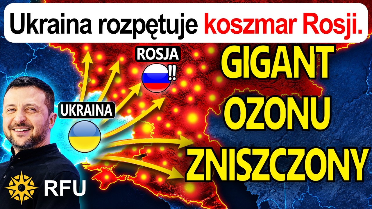 Ukraina podpala największe magazyny Ozonu w Rosji w jedną noc i uderza w rosyjską logistykę