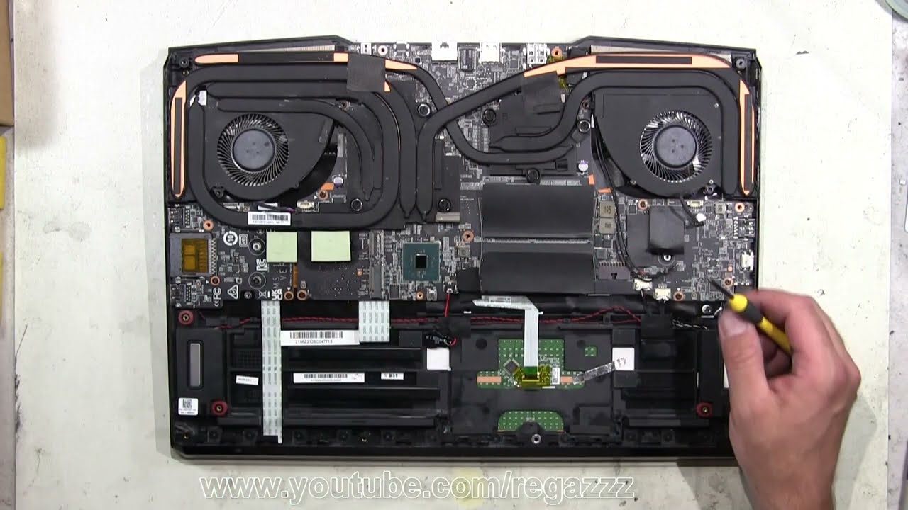MSI GE76 Raider 11UE How To Complete Take Apart Full Disassembly Nothing Left