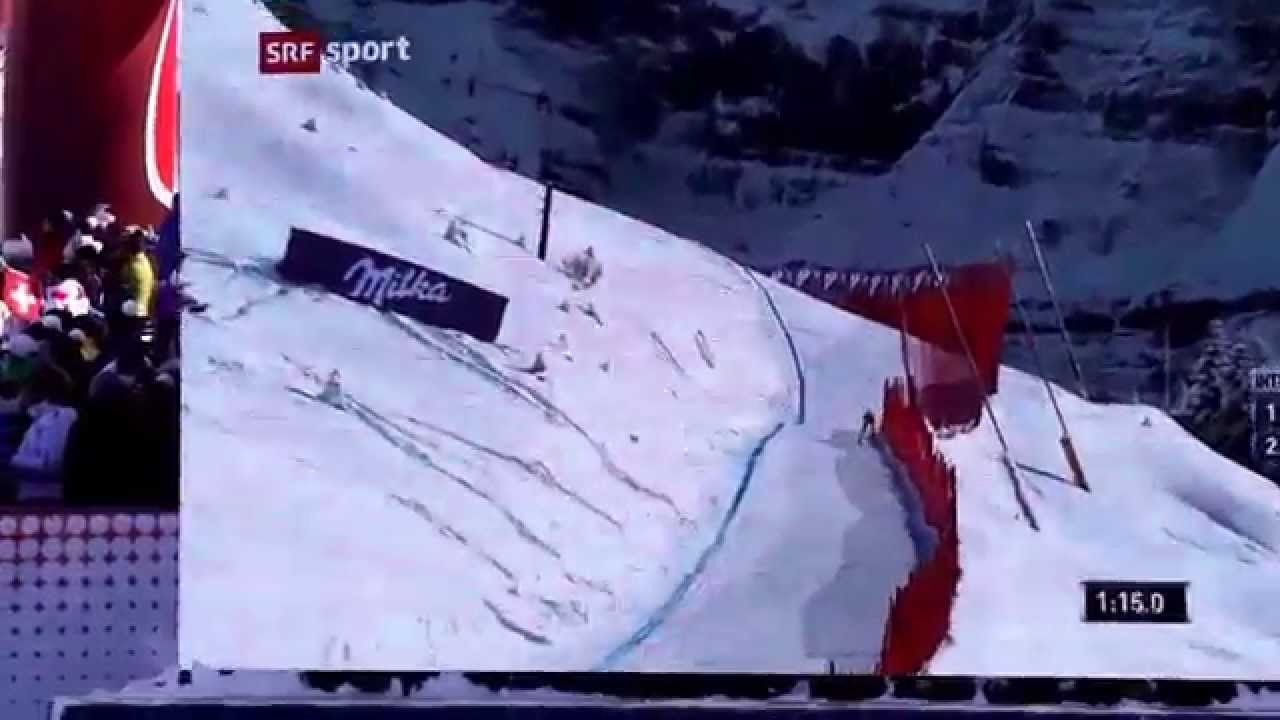 Carlo Janka Lauberhornabfahrt Wengen 2015