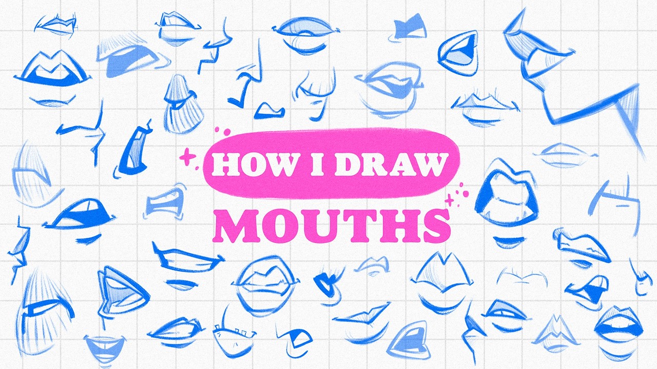How I DRAW MOUTHS step by step | 70% tips & 30% doubt 👽