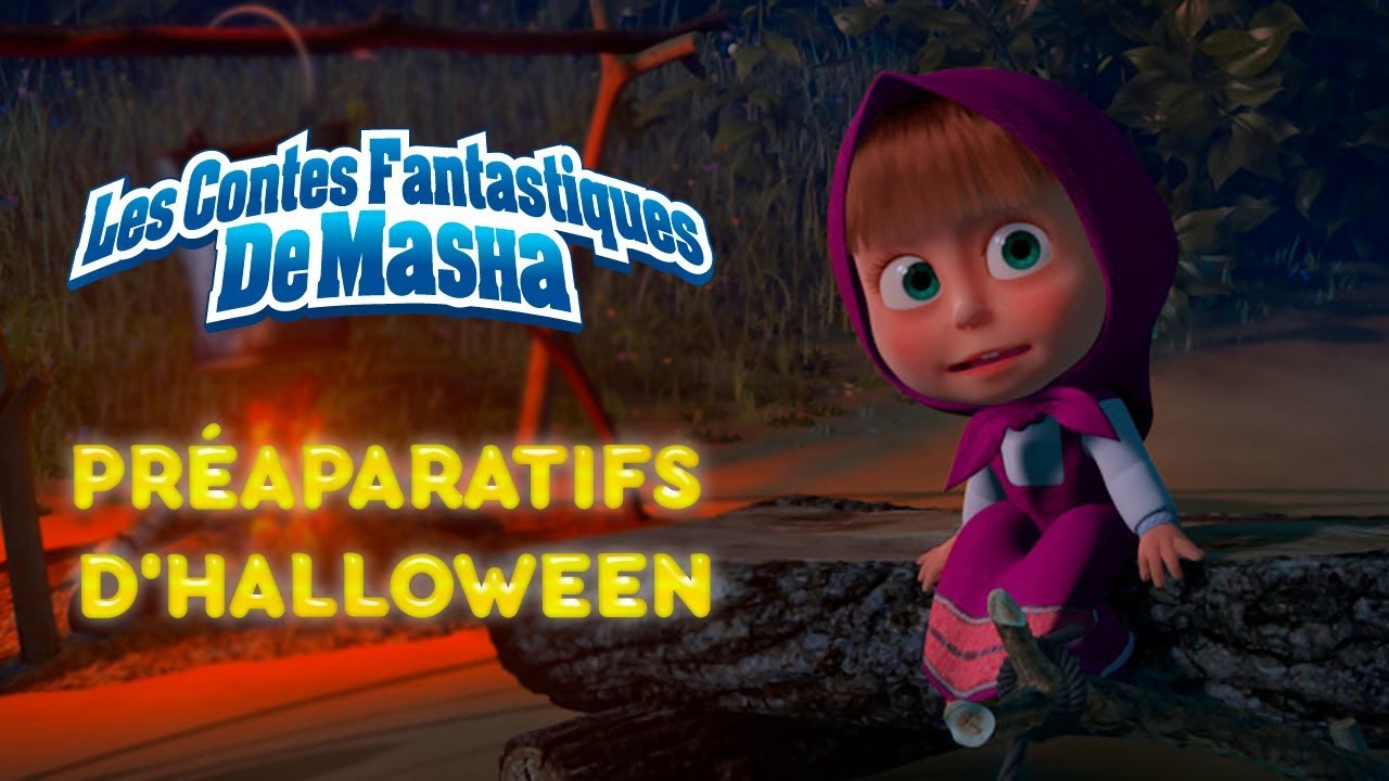 Les Contes Fantastiques De Masha👻🎃 Préparatifs d'Halloween 👻🎃 Masha and the Bear