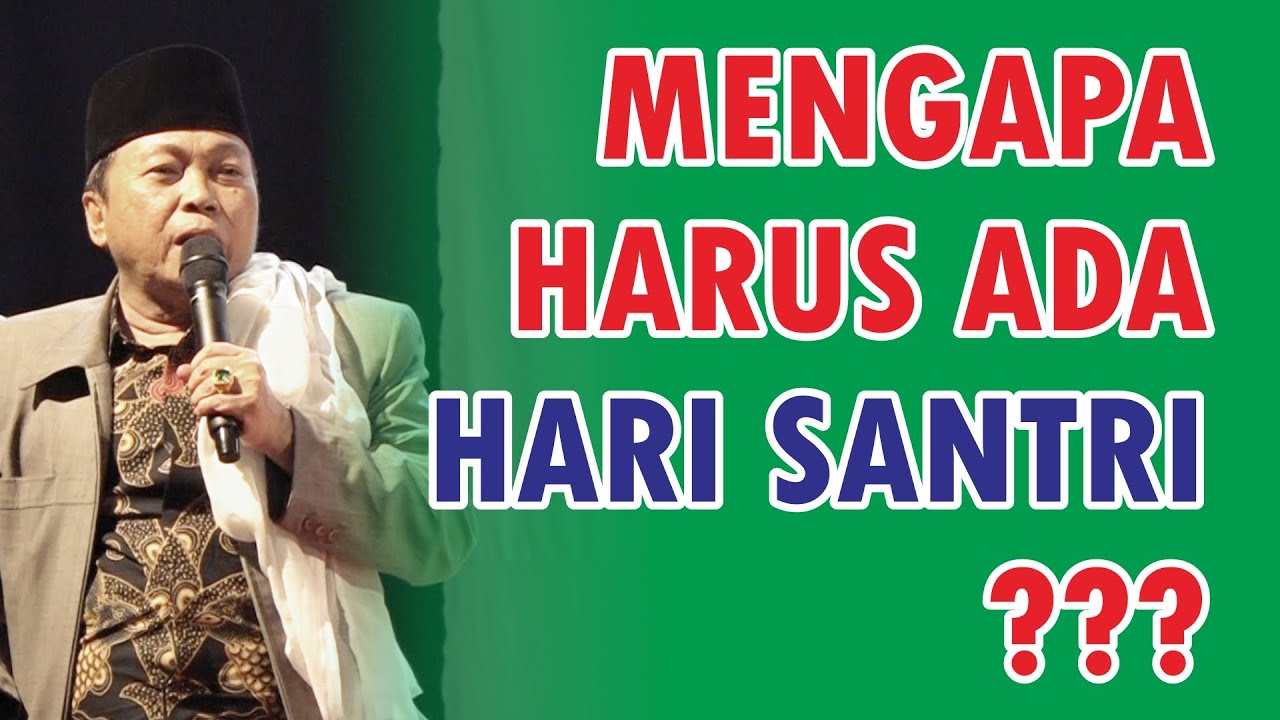 Mengapa Ada Hari Santri? | Peringatan HSN PCNU Kab Cirebon 22 Oktober 2020 | KH Musthofa Aqil Siradj