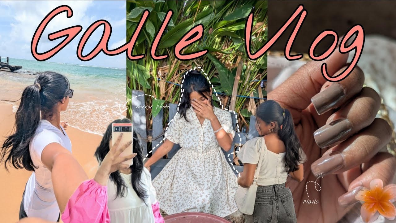 ගිය අවුරුද්දෙ ගියපු Galle Vlog එකක් ගෙනාවා ▎අපි ගියපු පිස්සු හැදෙන Galle වල Place එක 😫🌎#viral #vlog 
